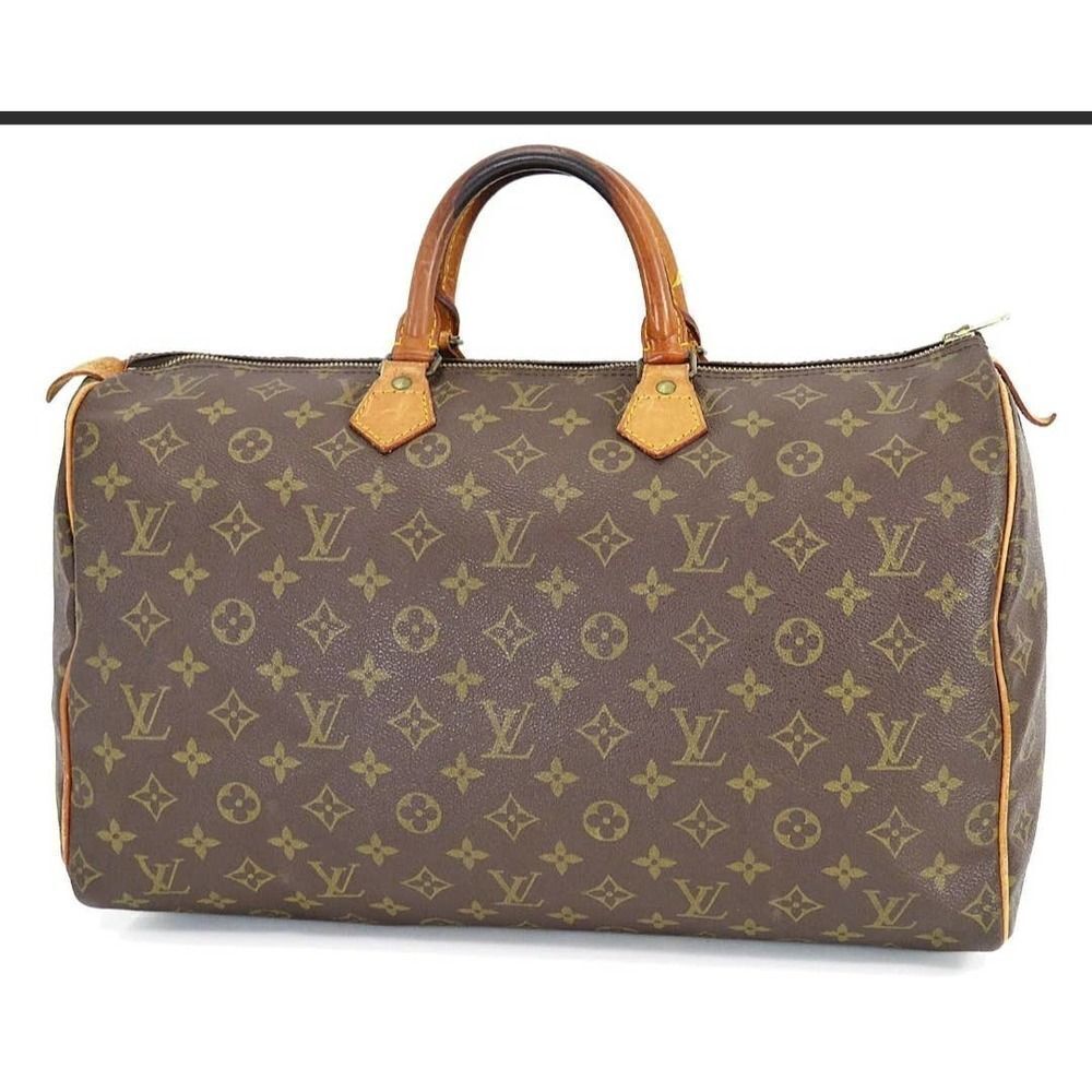 Authentic LOUIS VUITTON Speedy 40 Monogram Boston Handbag Purse #44172. 842